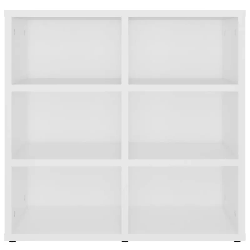 Lot de 2 armoires à chaussures design élégant pratique rangement 52,5 x 30 x 50 cm en bois d'ingénierie blanc 02_0047938