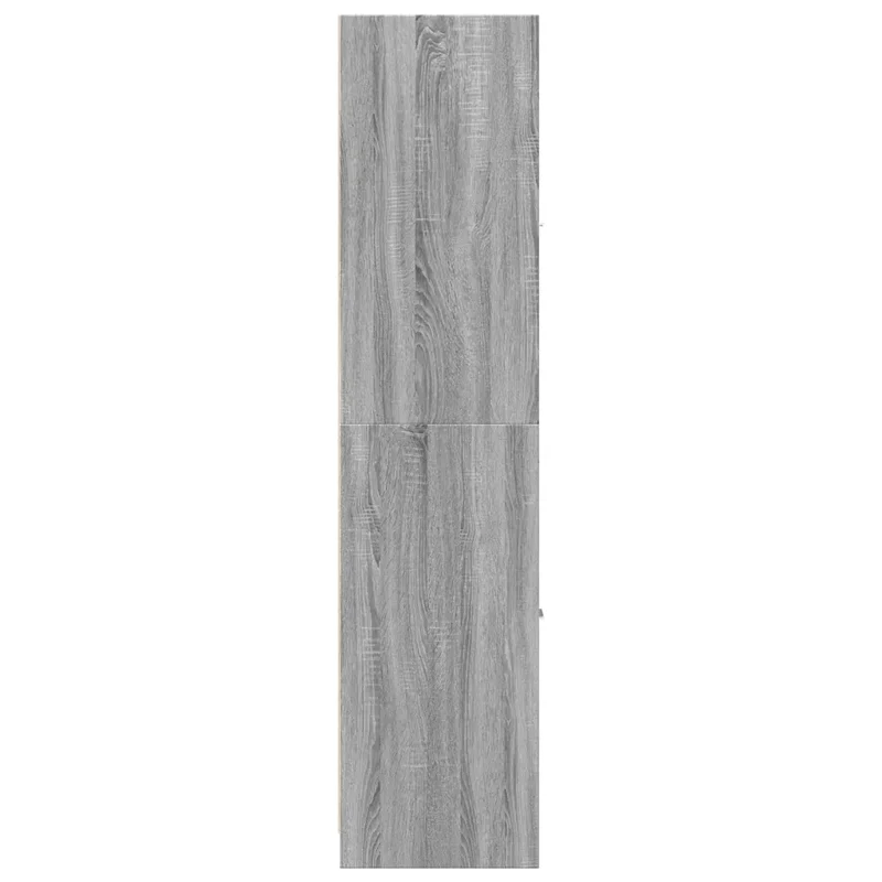 Armoire apothicaire 30 x 41 x 175 cm grand espace de rangement design moderne en bois d'ingénierie gris 02_0055654