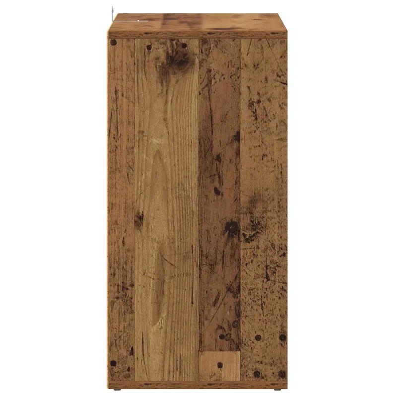 Armoire à chaussures vintage pratique 60 x 35 x 70 cm avec 5 étagères en bois d'ingénierie vieux bois 02_0050911