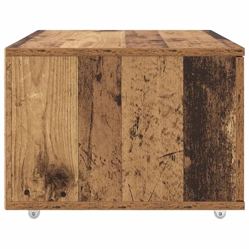 Armoire à tiroirs moderne rectangulaire grand espace de rangement bureau 55 x 45 x 31 cm en bois ancien 02_0052199