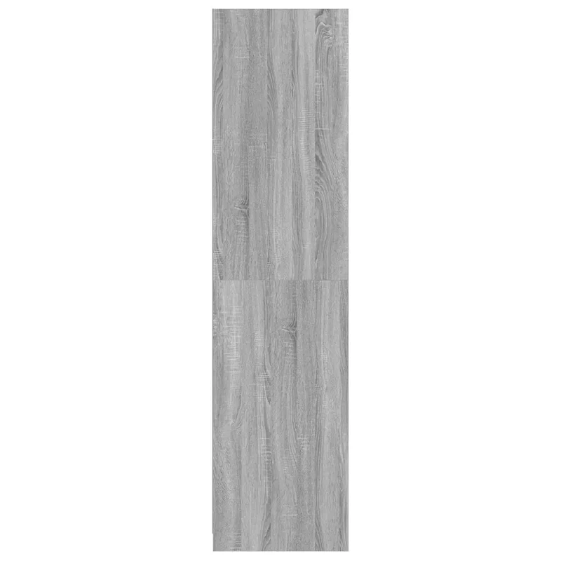 Armoire avec tiroirs rangement compact 50 x 50 x 200 cm style classique en bois d'ingénierie sonoma gris 02_0048155