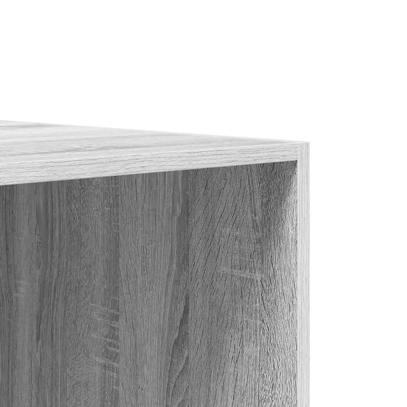 Armoire avec tiroirs rangement compact 50 x 50 x 200 cm style classique en bois d'ingénierie sonoma gris 02_0048155