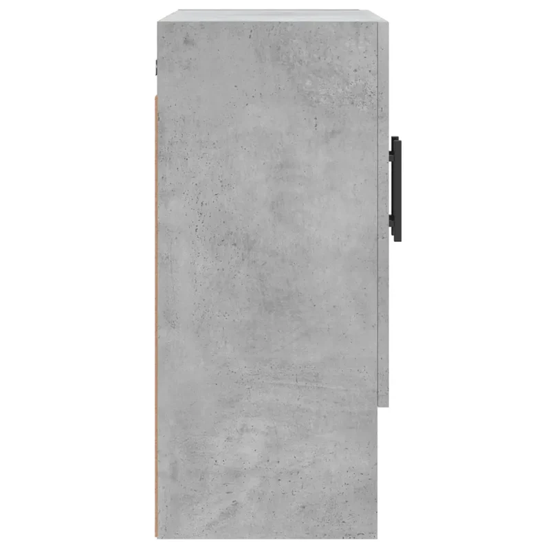 Armoire murale flottante style moderne rangement pratique 60 x 31 x 70 cm en bois d'ingénierie gris béton 02_0048782