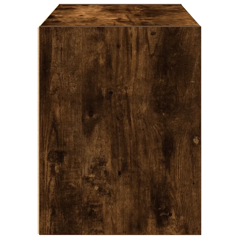 Armoire avec 2 tiroirs pratique empilable 60 x 31 x 40 cm design moderne salle à manger en bois d'ingénierie chêne fumé 02_0051196