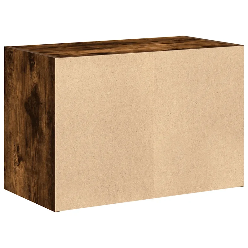 Armoire avec 2 tiroirs pratique empilable 60 x 31 x 40 cm design moderne salle à manger en bois d'ingénierie chêne fumé 02_0051196