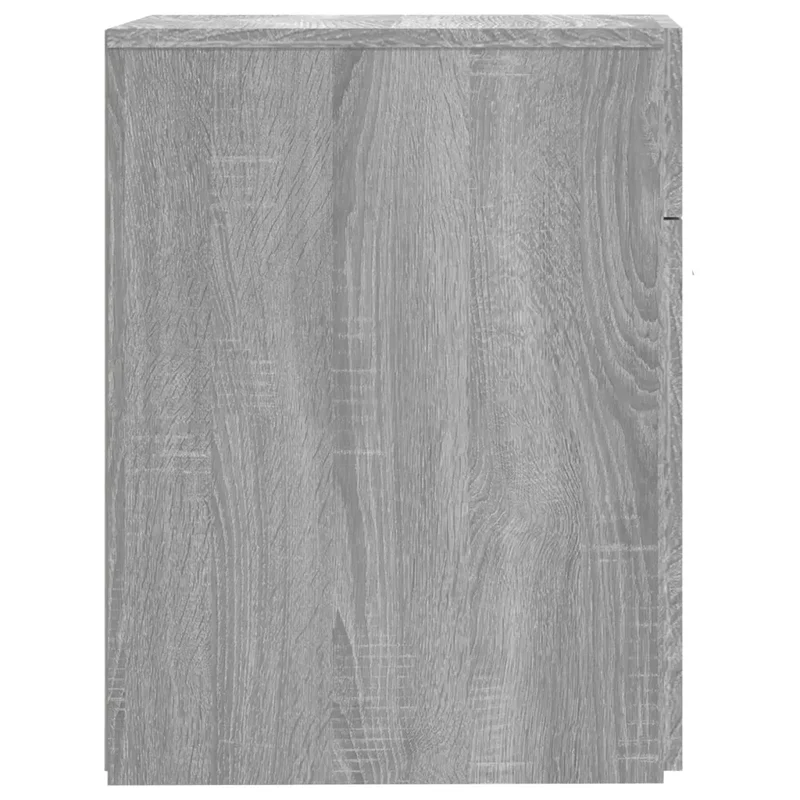 Armoire apothicaire spacieuse rangement 20 x 45,5 x 60 cm finition mate en bois d'ingénierie gris 02_0048250