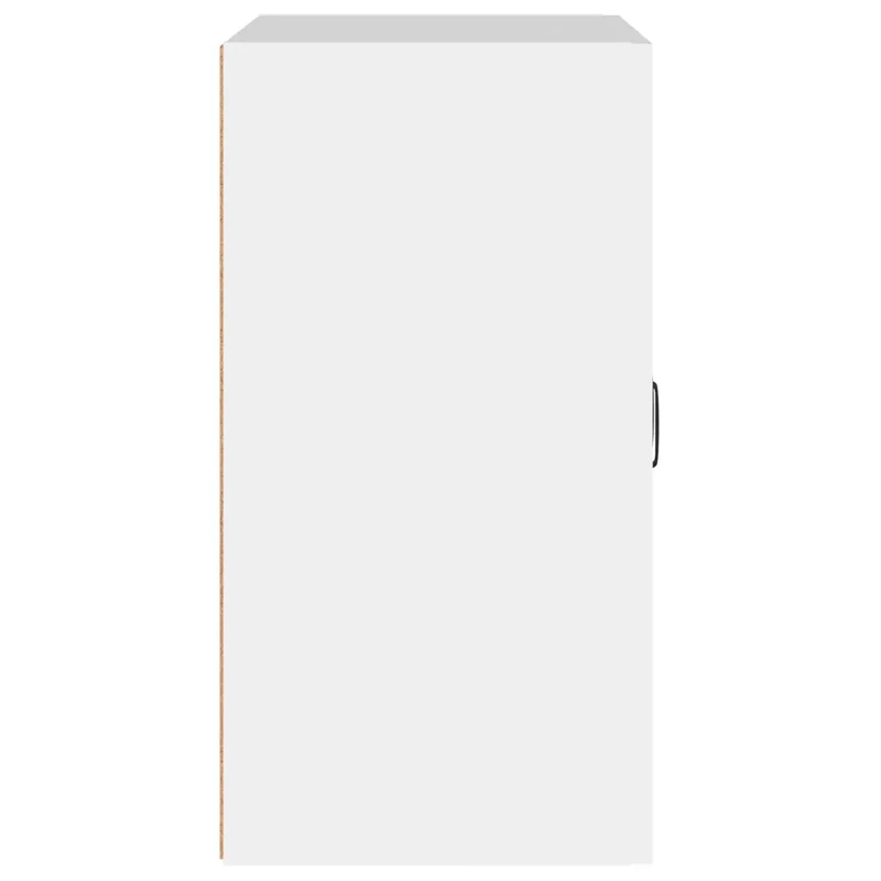 Armoire murale pratique design moderne 60 x 31 x 60 cm espace de rangement fonctionnel en bois d'ingénierie blanc 02_0048052