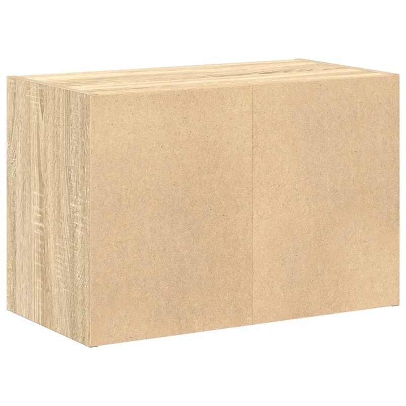 Armoire de rangement empilable avec 2 tiroirs pour salon chambre 60 x 31 x 40 cm en bois d'ingénierie chêne sonoma 02_0051192
