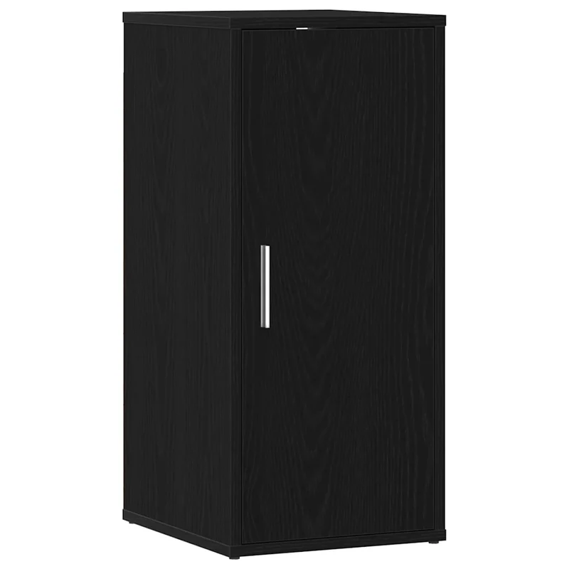 Armoire à chaussures murale pratique avec 5 étagères 32 x 35 x 70 cm en bois d'ingénierie chêne noir 02_0051802