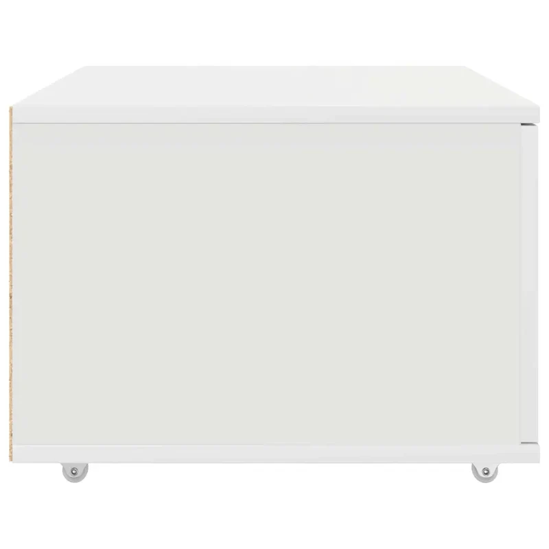 Armoire à tiroirs moderne élégante rangement bureau chambre 55 x 45 x 31 cm en bois blanc 02_0052193