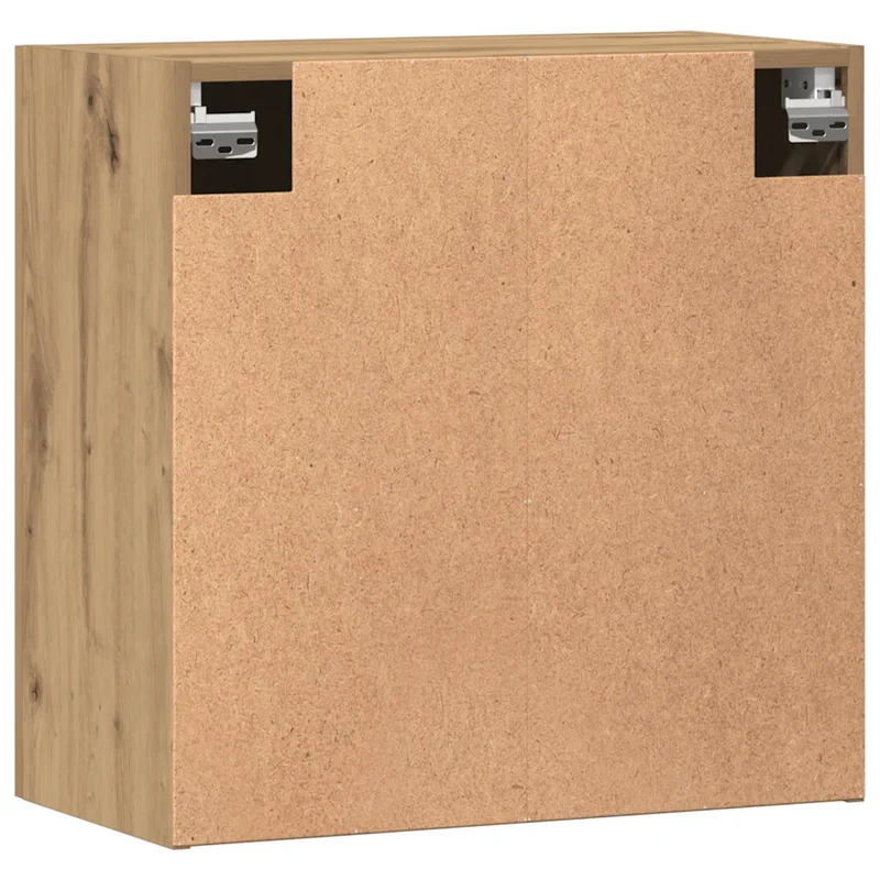 Armoire murale fonctionnelle design épuré 60 x 31 x 60 cm en bois d'ingénierie chêne artisanal 02_0051137