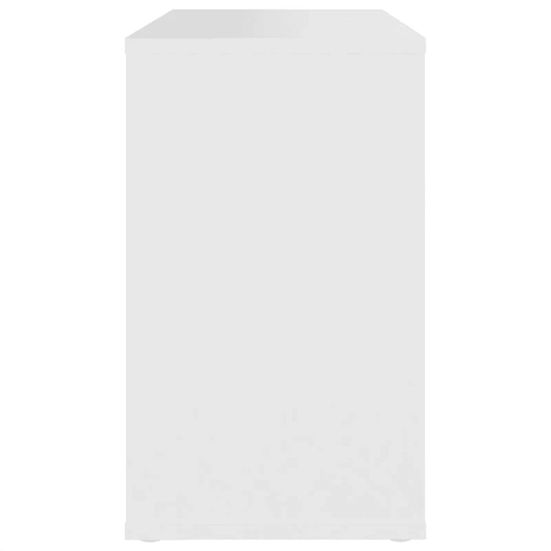 Armoire latérale pratique rangement 60 x 30 x 50 cm en aggloméré blanc 02_0047876