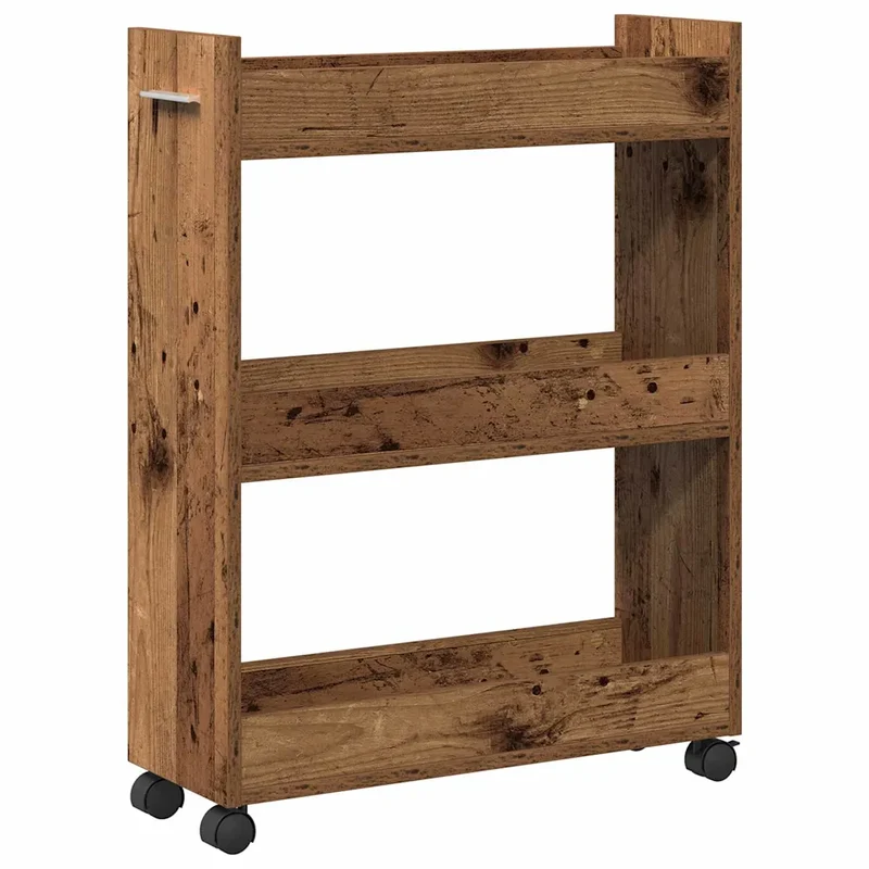 Armoire rectangulaire moderne de rangement 60 x 22 x 79 cm design minimaliste intérieur en bois ancien 02_0052162