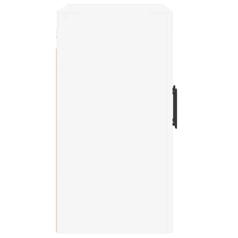 Armoire murale blanche rangement pratique 60 x 31 x 60 cm design épuré en bois d'ingénierie blanc 02_0048809