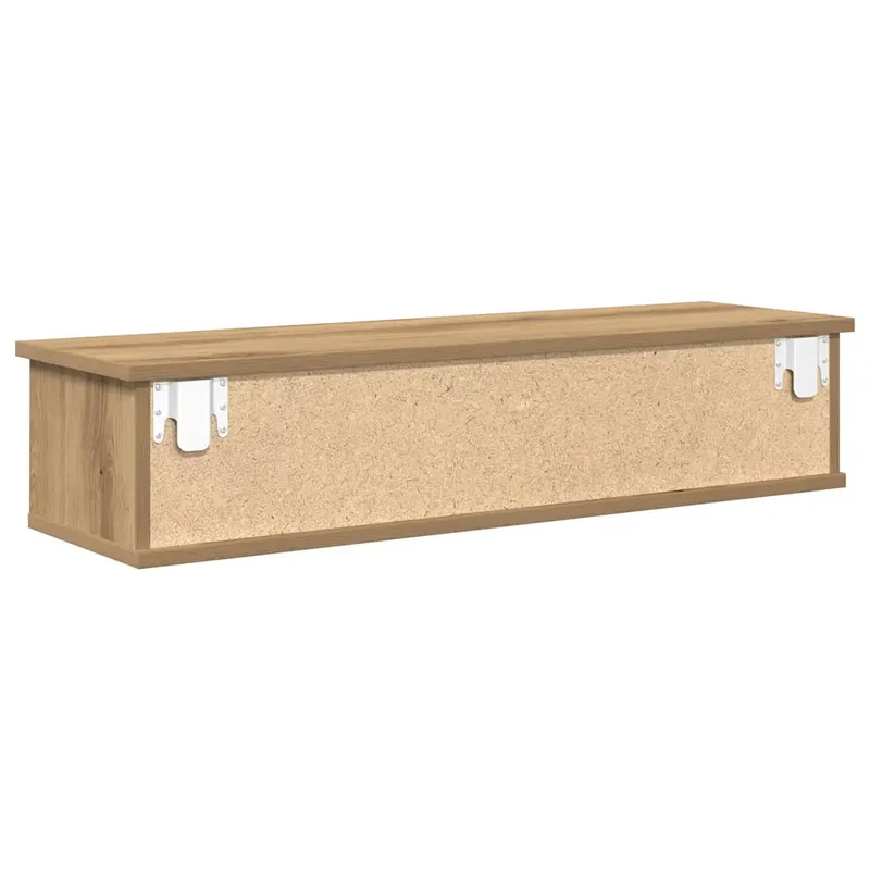 Armoire murale pratique avec tiroirs 88 x 26 x 18 cm design élégant en bois d'ingénierie chêne artisanal 02_0050691