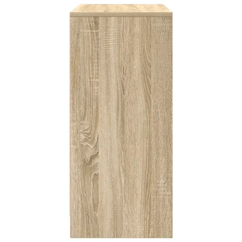 Armoire à chaussures moderne avec 8 étagères rangement pratique 57 x 34 x 76 cm en bois d'ingénierie chêne sonoma 02_0051771