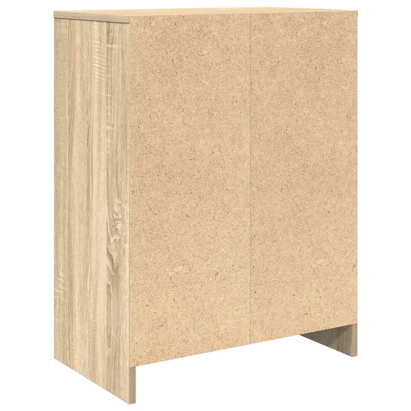 Armoire à chaussures moderne avec 8 étagères rangement pratique 57 x 34 x 76 cm en bois d'ingénierie chêne sonoma 02_0051771