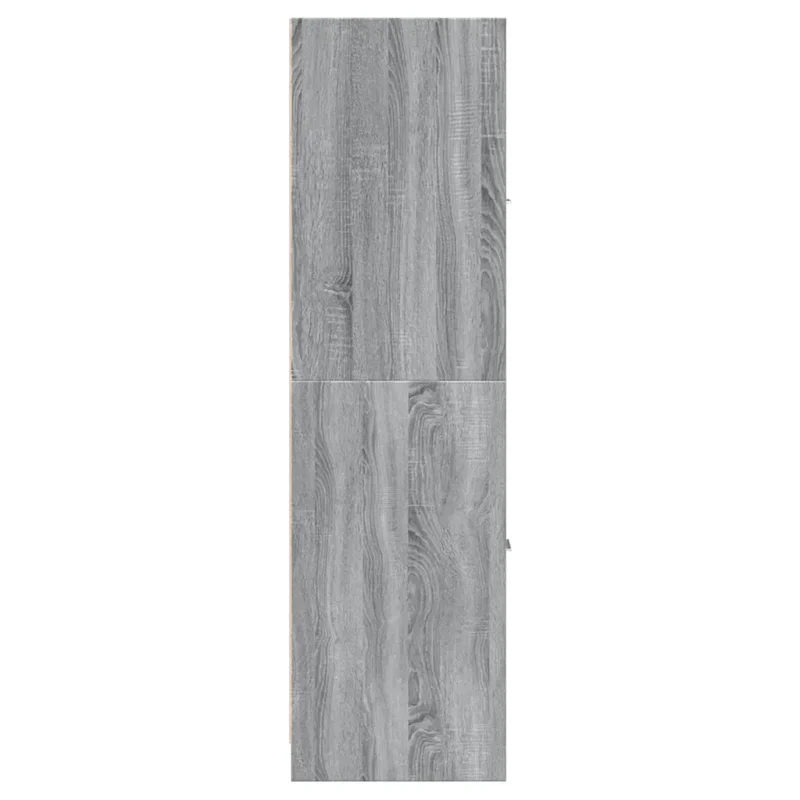 Armoire apothicaire multifonctionnelle rangement 30 x 41 x 144,5 cm finition mate en bois d'ingénierie sonoma gris 02_0050624