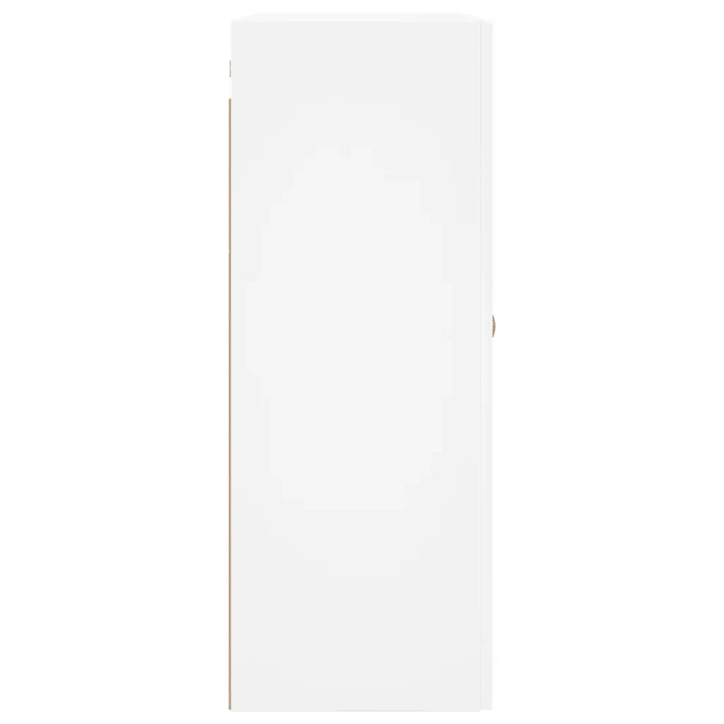 Armoire murale en bois d'ingénierie blanc 69,5 x 34 x 90 cm pratique design élégant rangement 02_0048566