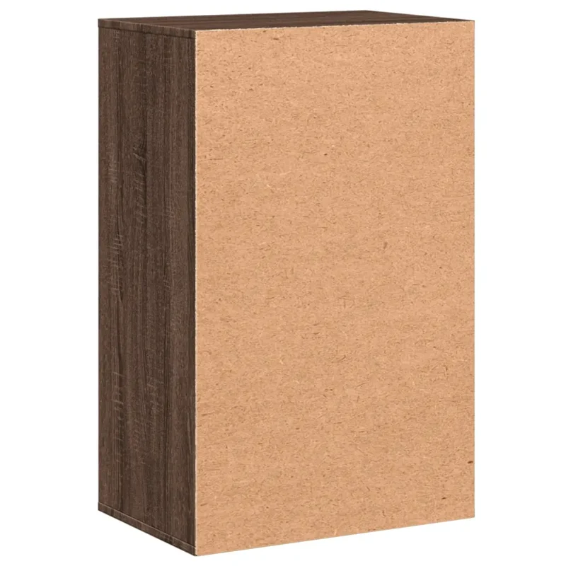 Armoire de rangement en chêne marron 56,5 x 39 x 90 cm espace optimisé finition mate 02_0049418