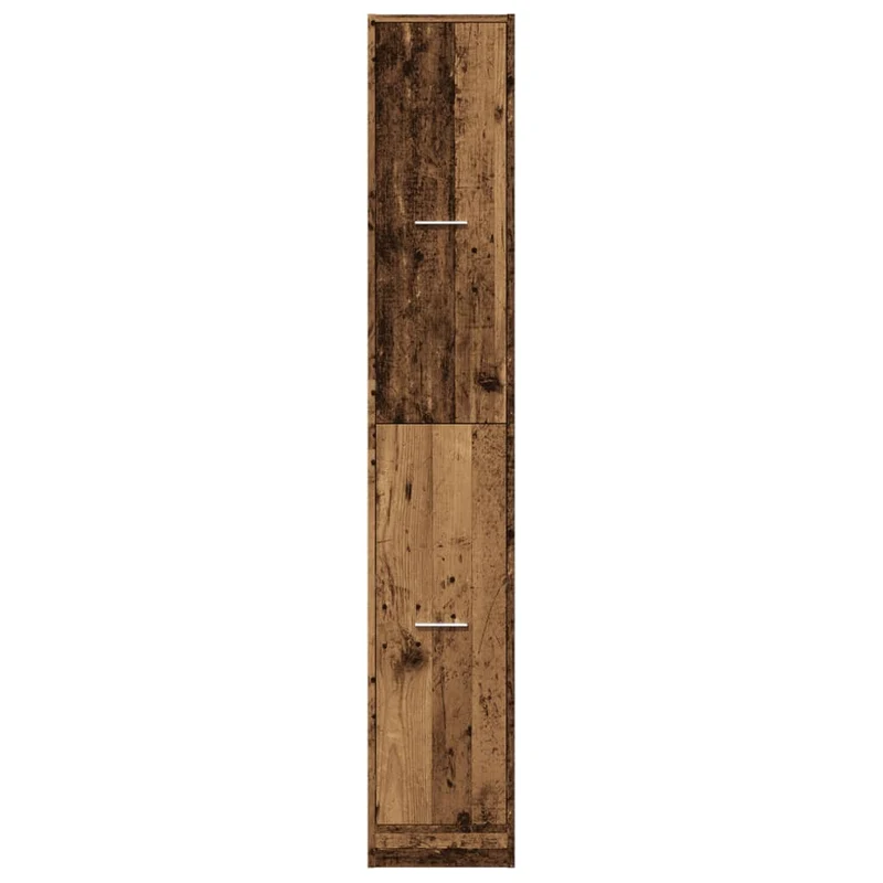 Armoire d'apothicaire vintage pratique rangement 30 x 41 x 174,5 cm en bois ingénierie vieux bois 02_0055656