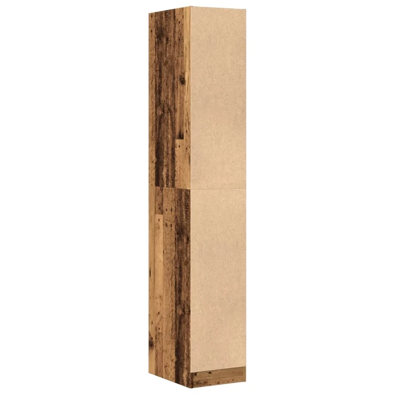 Armoire d'apothicaire vintage pratique rangement 30 x 41 x 174,5 cm en bois ingénierie vieux bois 02_0055656