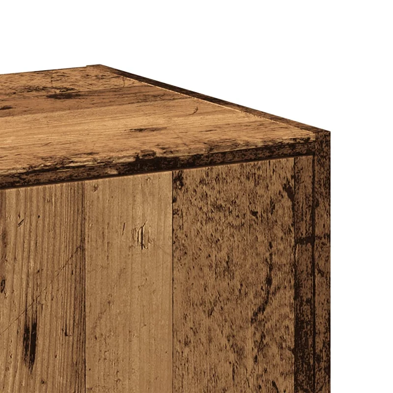 Armoire d'apothicaire vintage pratique rangement 30 x 41 x 174,5 cm en bois ingénierie vieux bois 02_0055656