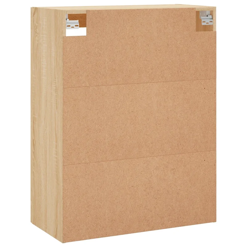 Armoire murale élégante pratique 69,5 x 34 x 90 cm design contemporain en bois d'ingénierie chêne sonoma 02_0048619