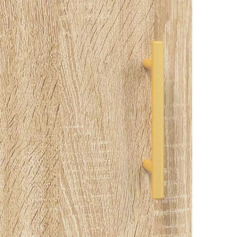 Armoire murale élégante pratique 69,5 x 34 x 90 cm design contemporain en bois d'ingénierie chêne sonoma 02_0048619