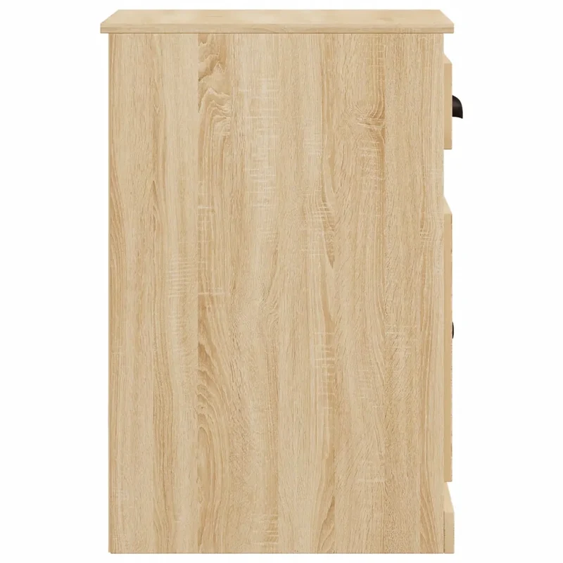 Armoire latérale avec tiroir ergonomique rangement 40 x 50 x 75 cm en bois d'ingénierie chêne sonoma 02_0048270