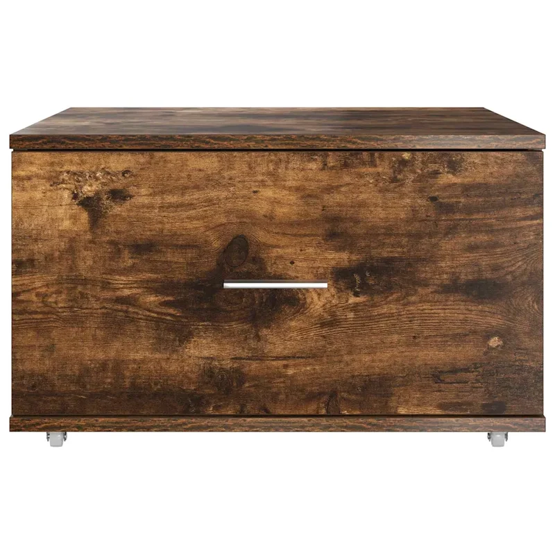 Armoire moderne à tiroirs pour rangement 55 x 45 x 31 cm style contemporain en bois d'ingénierie chêne fumé 02_0052197