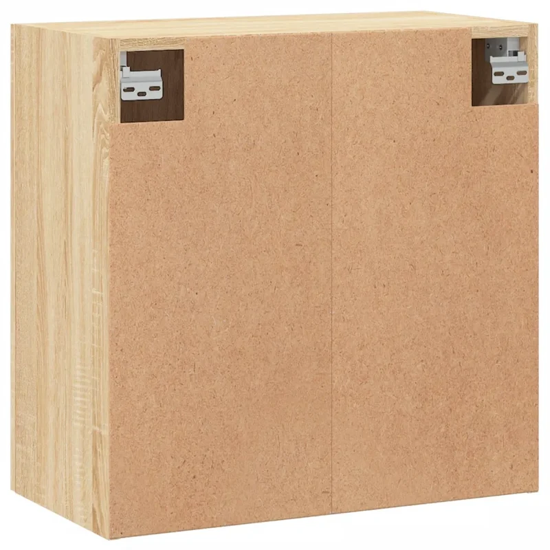 Armoire murale pratique rangement style moderne 60 x 31 x 60 cm en bois d'ingénierie chêne sonoma 02_0048787