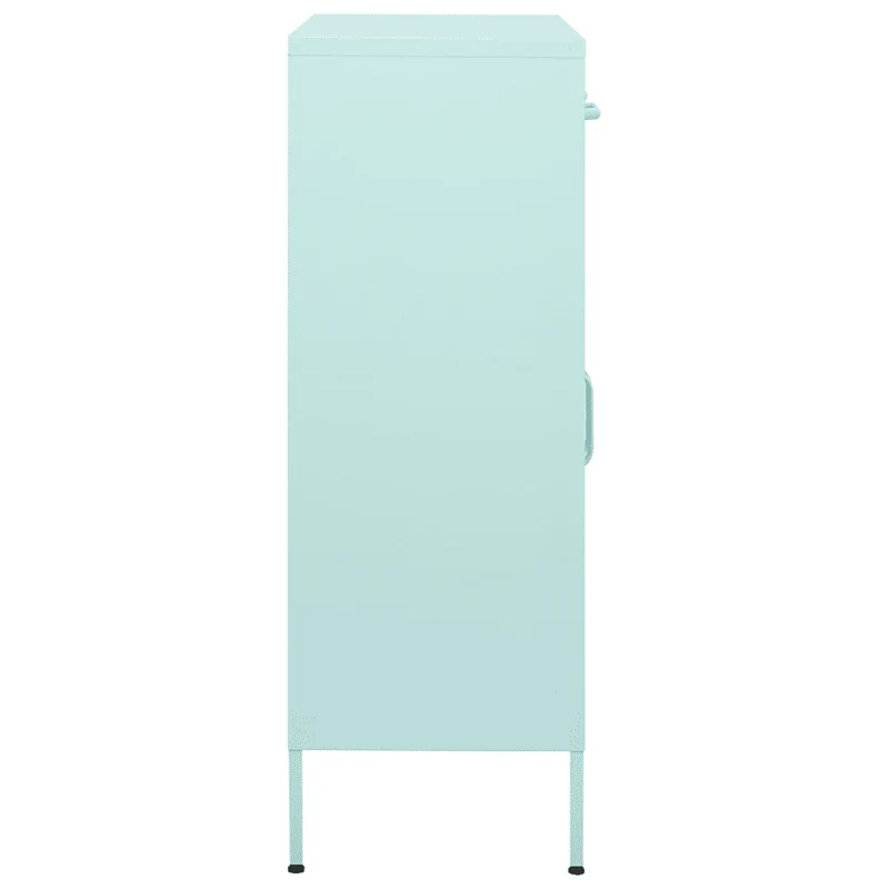 Armoire de rangement moderne design pratique 80 x 35 x 101,5 cm en acier menthe 02_0046858