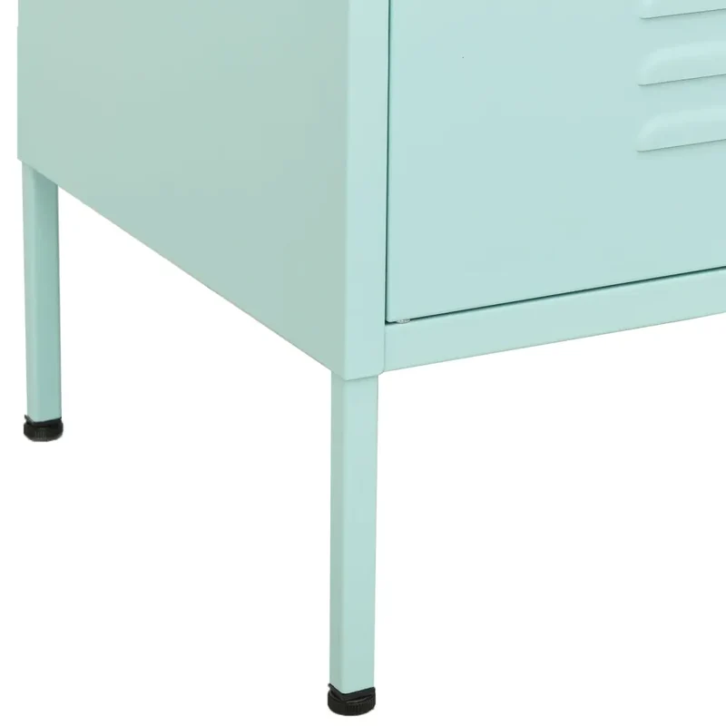 Armoire de rangement moderne design pratique 80 x 35 x 101,5 cm en acier menthe 02_0046858