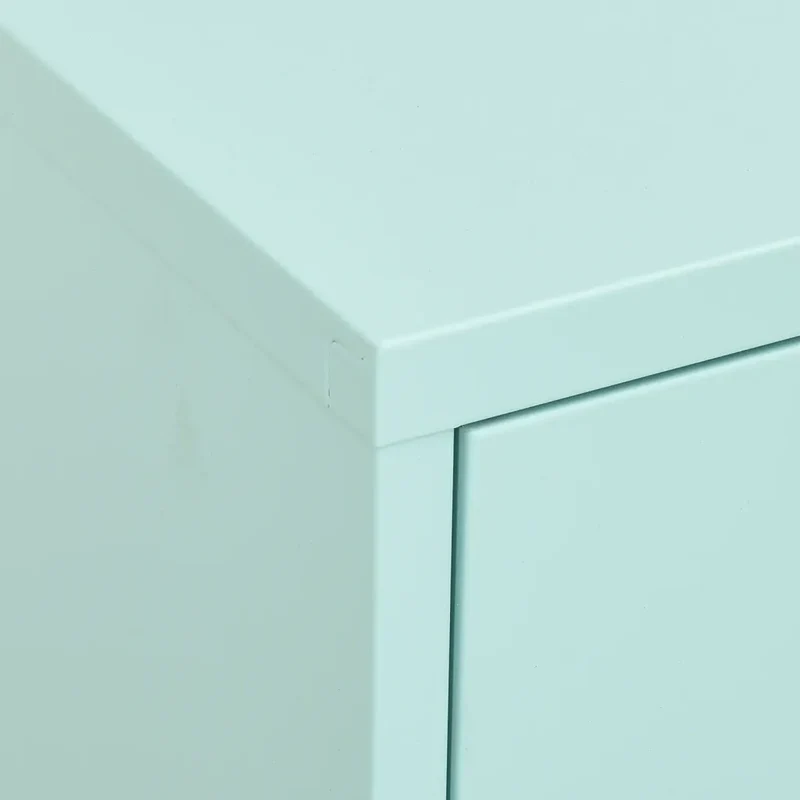Armoire de rangement moderne design pratique 80 x 35 x 101,5 cm en acier menthe 02_0046858