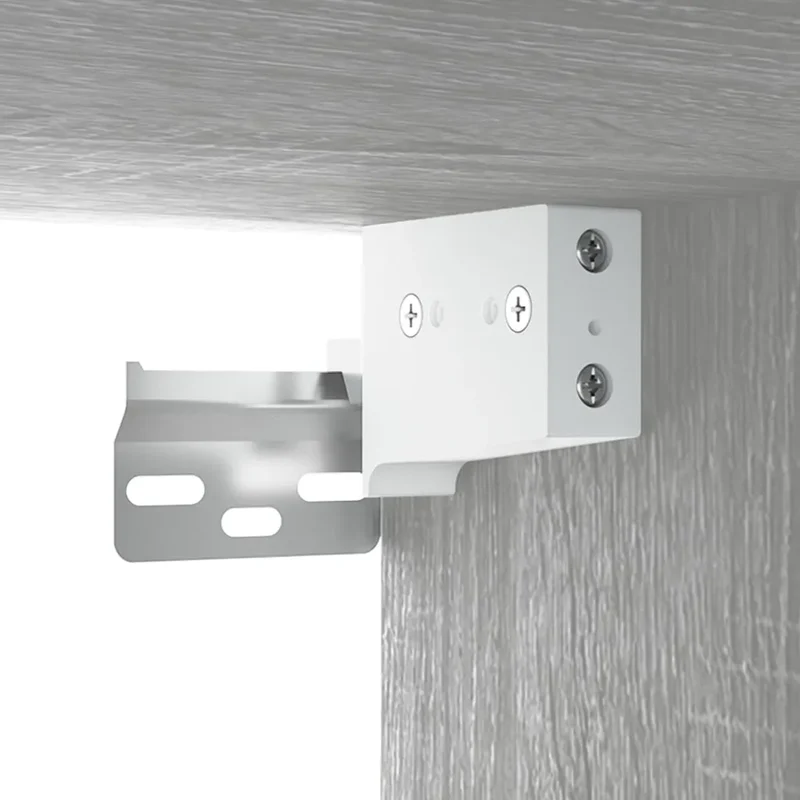 Armoire murale suspendue compacte fonctionnelle 69,5 x 32,5 x 90 cm en bois d'ingénierie sonoma gris 02_0048325