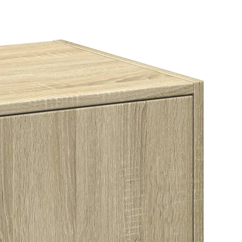 Armoire d'apothicaire chêne sonoma bois d'ingénierie 40 x 41 x 144,5 cm grand espace de rangement style classique en bois chêne sonoma 02_0055660