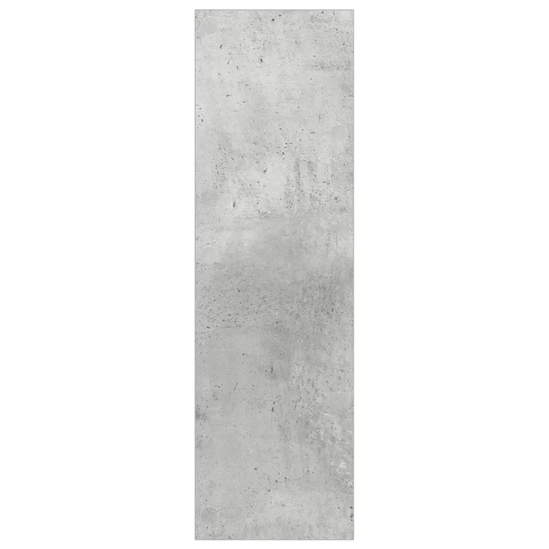 Lot de 2 armoires à chaussures murales design moderne 60 x 18 x 60 cm en aggloméré gris béton 02_0047890
