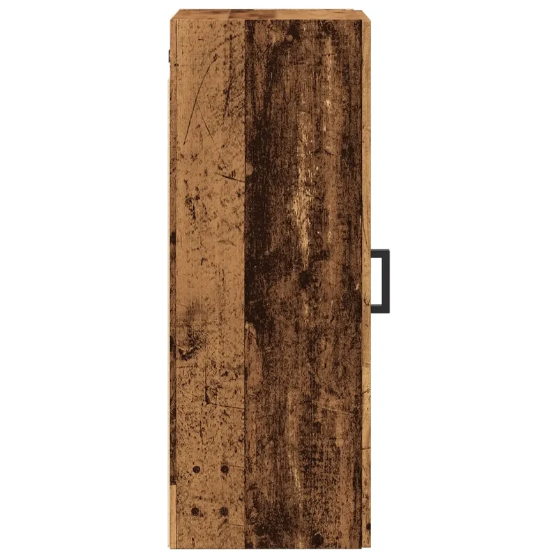 Armoire murale vintage design intemporel espace rangement 34,5 x 34 x 90 cm en bois d'ingénierie vieux bois 02_0051152