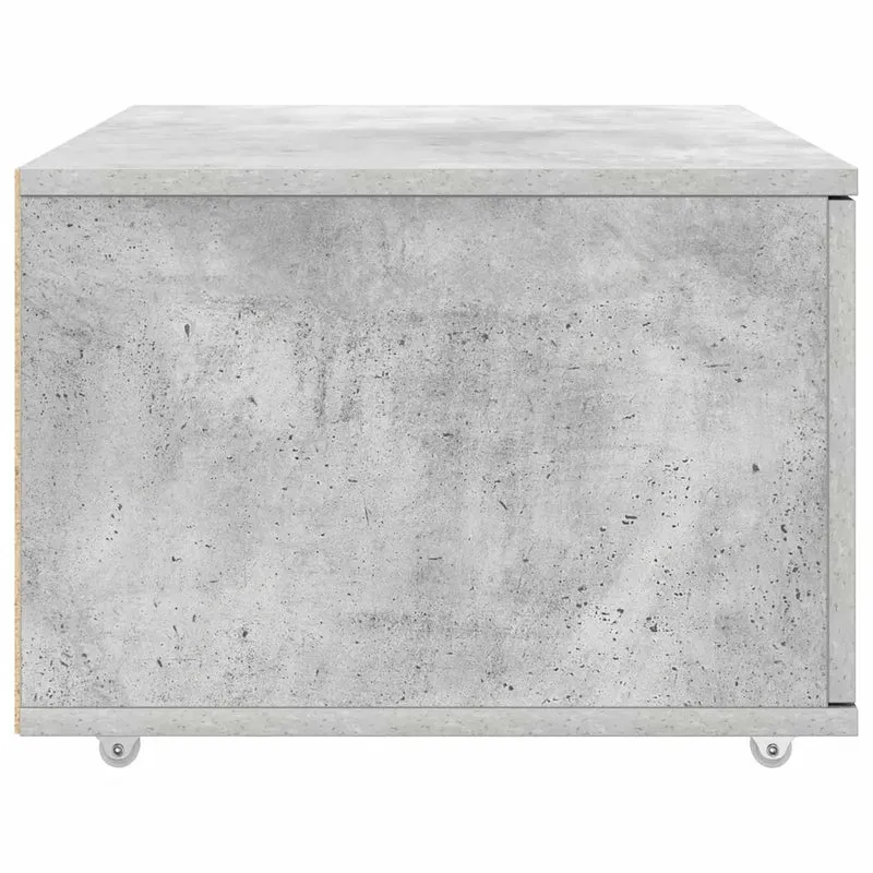 Armoire à tiroirs moderne compacte 55 x 45 x 31 cm rangement pratique style contemporain en bois gris béton 02_0052196