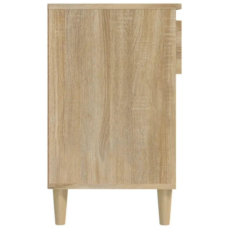 Armoire à chaussures chêne sonoma 102 x 36 x 60 cm avec tiroir gain de place style moderne en bois d'ingénierie beige 02_0048445