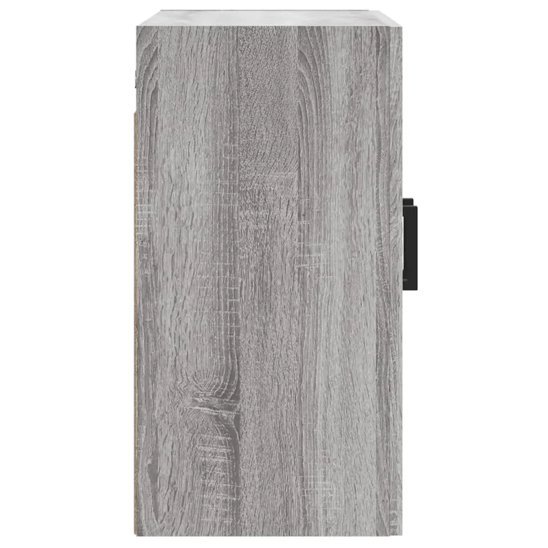 Armoire murale flottante moderne rangement pratique 60 x 31 x 60 cm en bois d'ingénierie gris 02_0048807