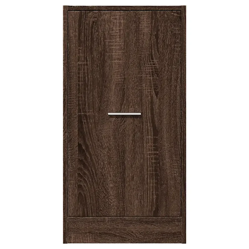 Armoire apothicaire chêne marron 40 x 41 x 77,5 cm grand espace de rangement multifonctionnelle design en bois d'ingénierie marron 02_0050634