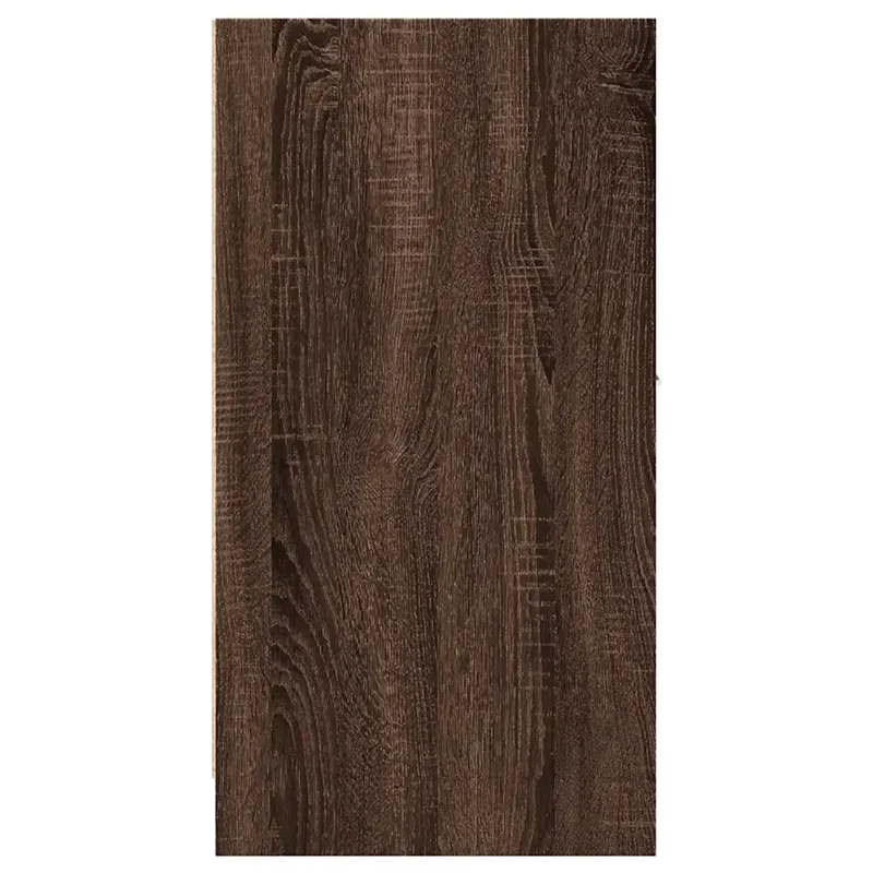 Armoire apothicaire chêne marron 40 x 41 x 77,5 cm grand espace de rangement multifonctionnelle design en bois d'ingénierie marron 02_0050634