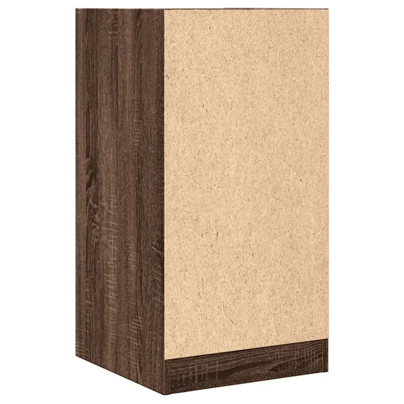Armoire apothicaire chêne marron 40 x 41 x 77,5 cm grand espace de rangement multifonctionnelle design en bois d'ingénierie marron 02_0050634