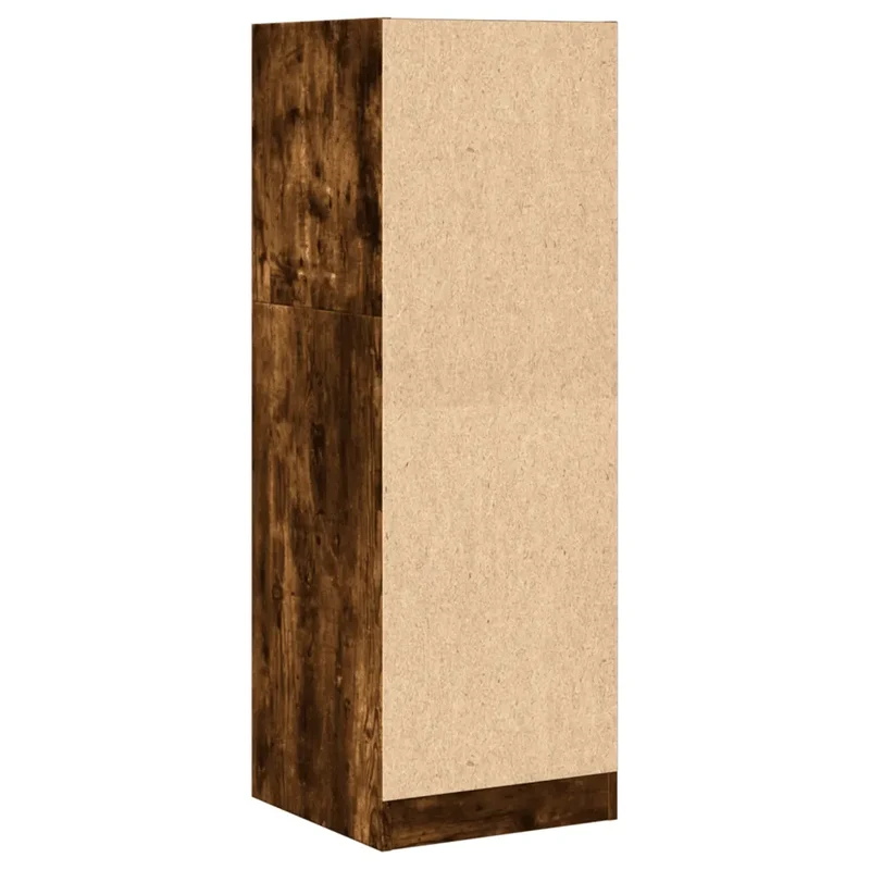 Armoire d'apothicaire multifonctionnelle avec tiroirs rangement 40 x 41 x 118 cm en bois d'ingénierie chêne fumé 02_0050641