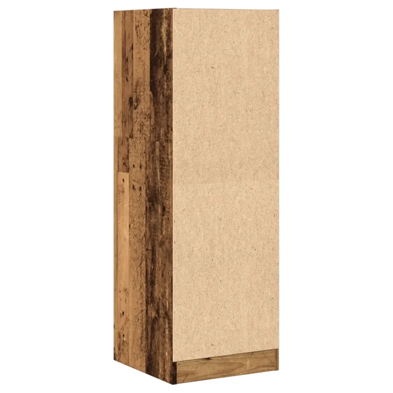 Armoire d'apothicaire multifonctionnelle rangement 40 x 41 x 118 cm finition vintage en bois d'ingénierie vieux bois 02_0050644