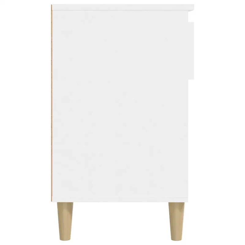 Armoire à chaussures de rangement moderne avec tiroir 102 x 36 x 60 cm en bois d'ingénierie blanc 02_0048444
