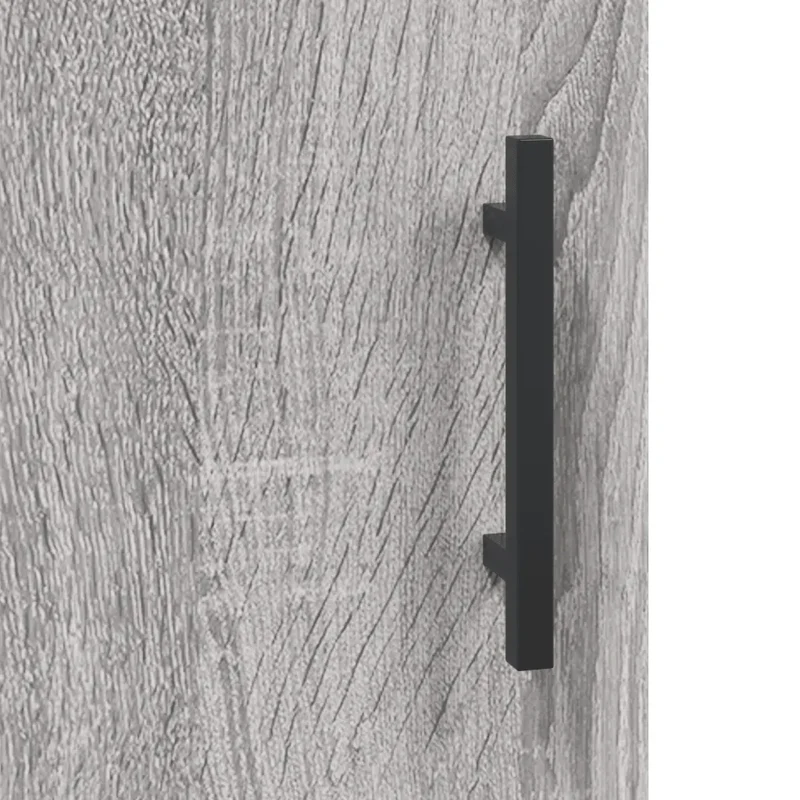 Armoire murale moderne 60 x 31 x 70 cm grand espace de rangement décoratif en bois d'ingénierie gris sonoma 02_0048784