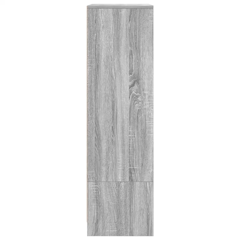 Armoire de rangement polyvalente 55,5 x 34 x 119,5 cm pratique style moderne en bois d'ingénierie sonoma gris 02_0051713